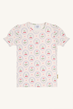 Hust&Claire - HCAlma Frame T-Shirt Kirschen